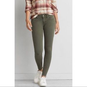 American Eagle Olive Green Jeggings